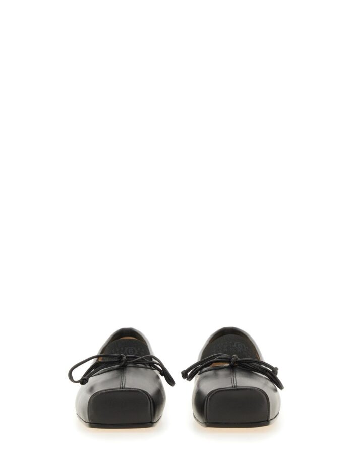 MM6 MAISON MARGIELA LEATHER BALLERINA