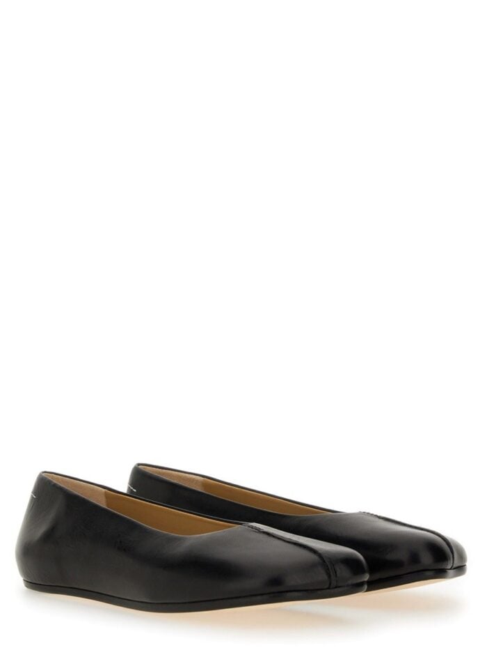 MM6 MAISON MARGIELA LEATHER BALLERINA