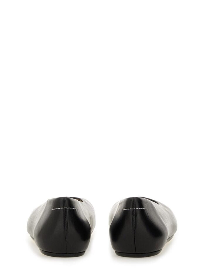 MM6 MAISON MARGIELA LEATHER BALLERINA