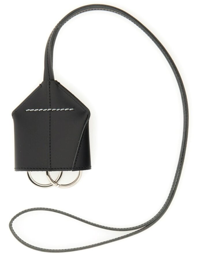 MM6 MAISON MARGIELA LEATHER KEYCHAIN