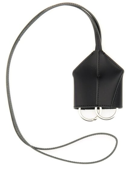 MM6 MAISON MARGIELA LEATHER KEYCHAIN