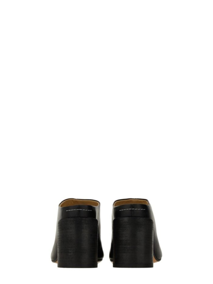 MM6 MAISON MARGIELA LEATHER SABOT