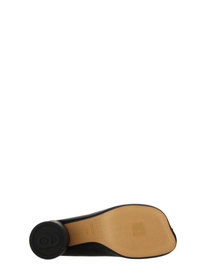 MM6 MAISON MARGIELA LEATHER SABOT