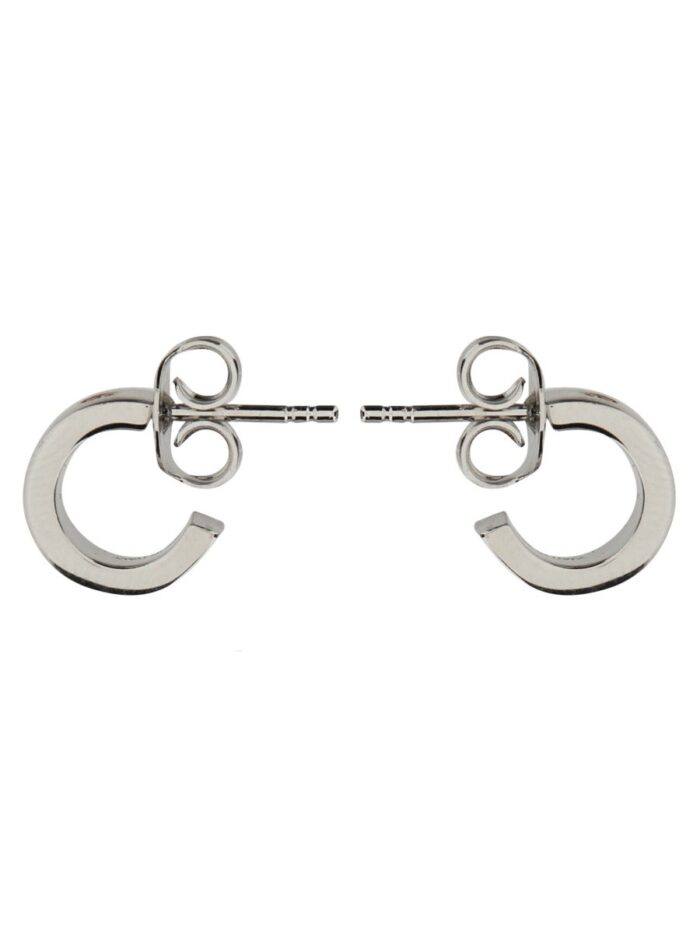 MM6 MAISON MARGIELA LOGO EARRINGS