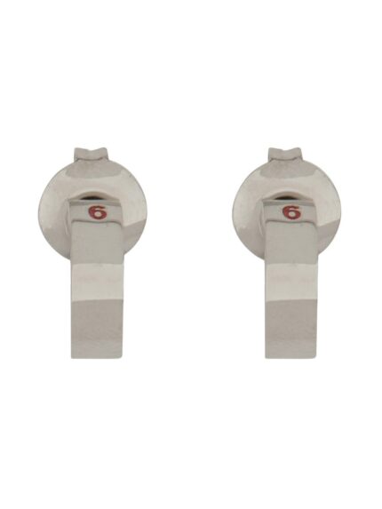 MM6 MAISON MARGIELA LOGO EARRINGS