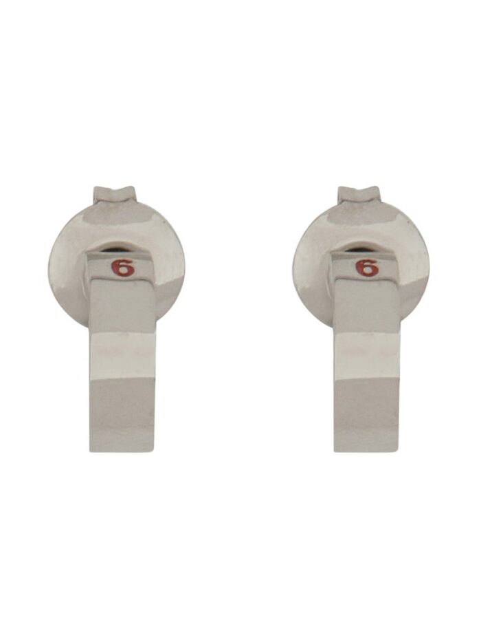MM6 MAISON MARGIELA LOGO EARRINGS