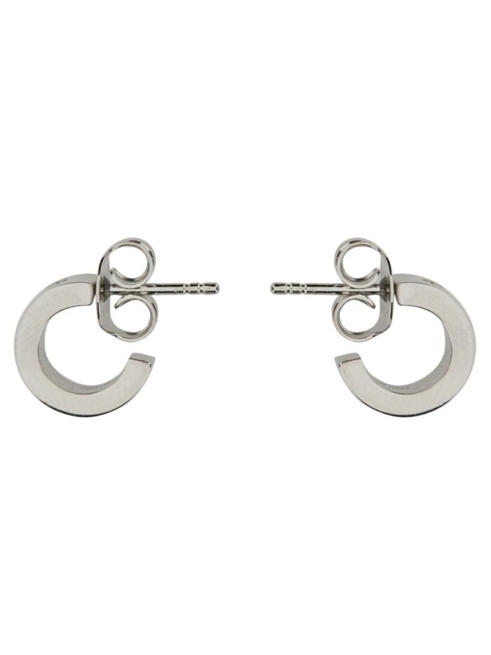 MM6 MAISON MARGIELA LOGO EARRINGS