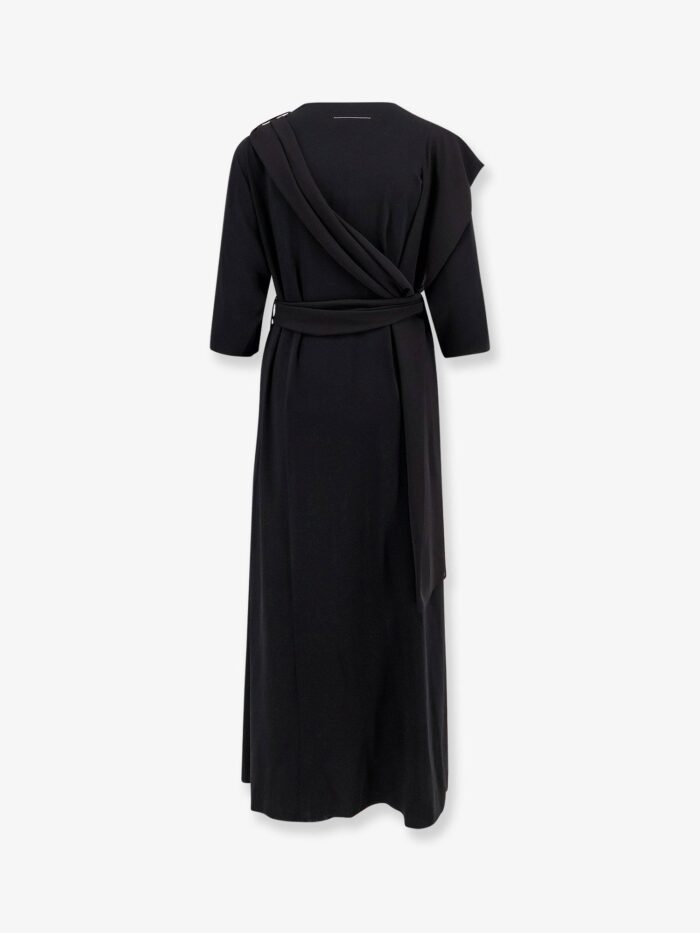 MM6 MAISON MARGIELA Long Jersey Dress With Satin Inserts