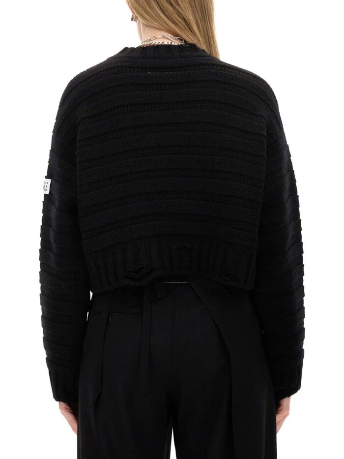 MM6 MAISON MARGIELA MAGLIA CROPPED