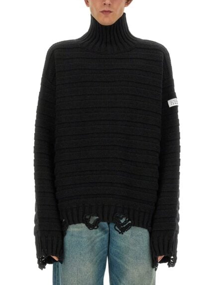 MM6 MAISON MARGIELA MAGLIONE A COLLO ALTO