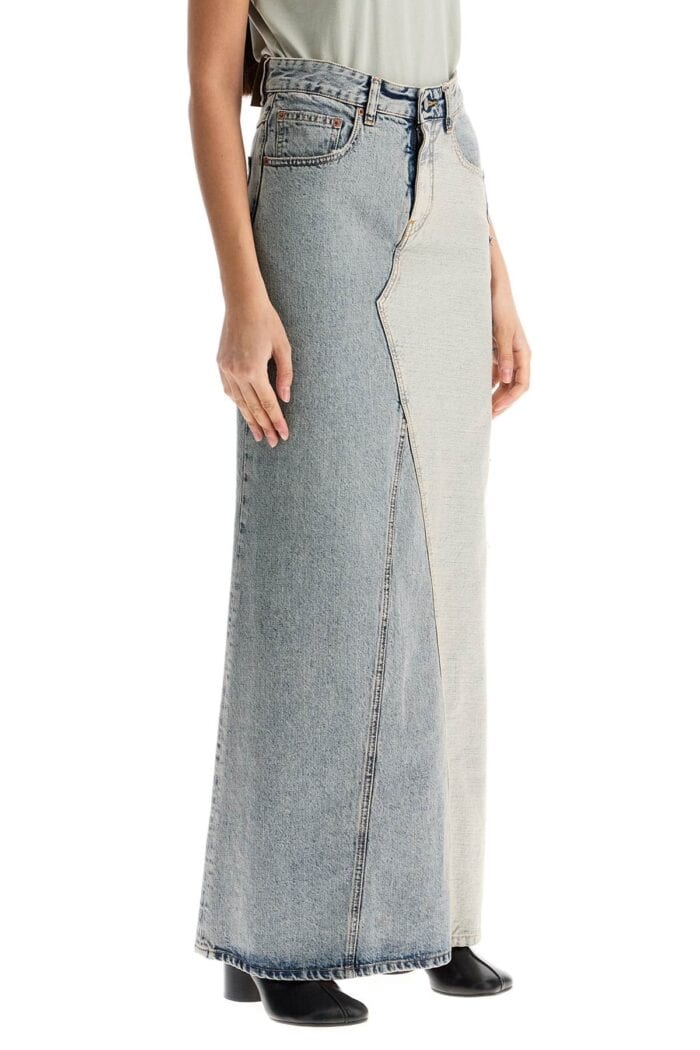 MM6 MAISON MARGIELA Maxi Denim Skirt In Seven