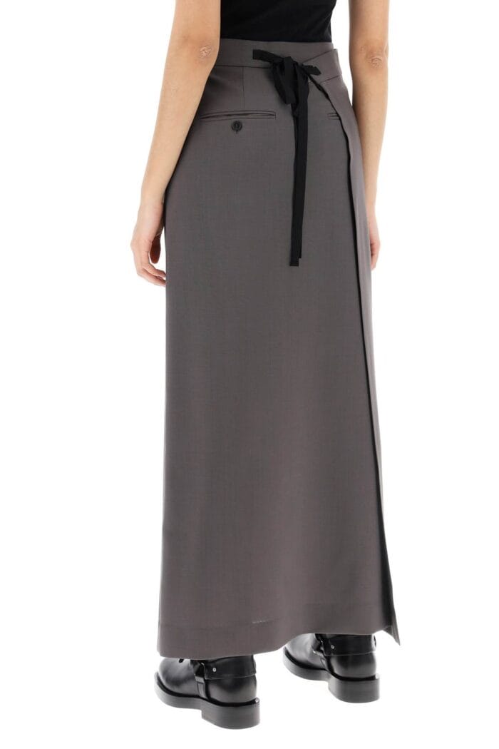 MM6 MAISON MARGIELA Maxi Skirt With Tieable Panel