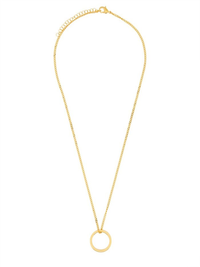 MM6 MAISON MARGIELA MINIMAL LOGO RING NECKLACE