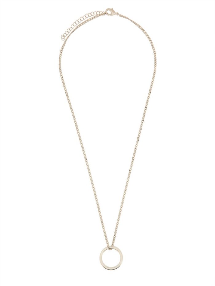 MM6 MAISON MARGIELA MINIMAL LOGO RING NECKLACE