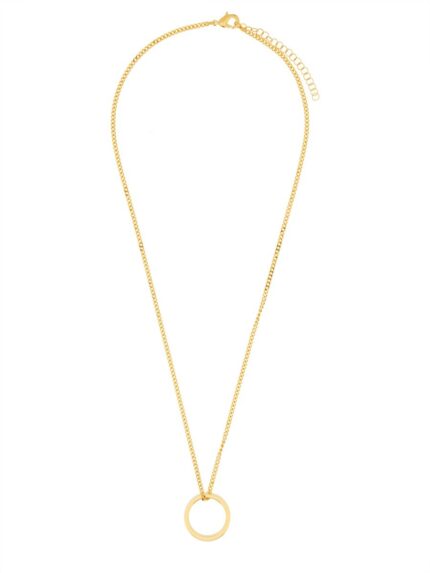 MM6 MAISON MARGIELA MINIMAL LOGO RING NECKLACE