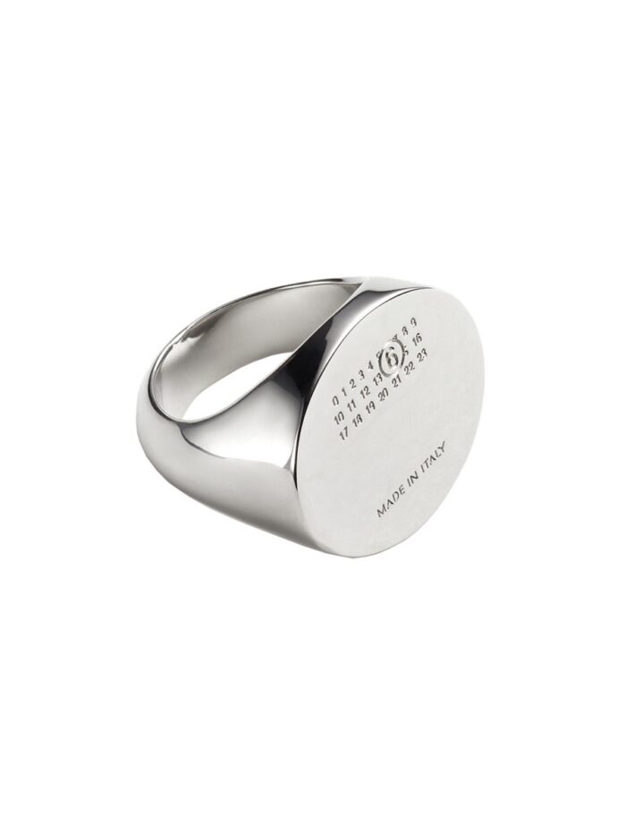 mm6 maison margiela "numeric signet" ring MM6 MAISON MARGIELA "NUMERIC SIGNET" RING