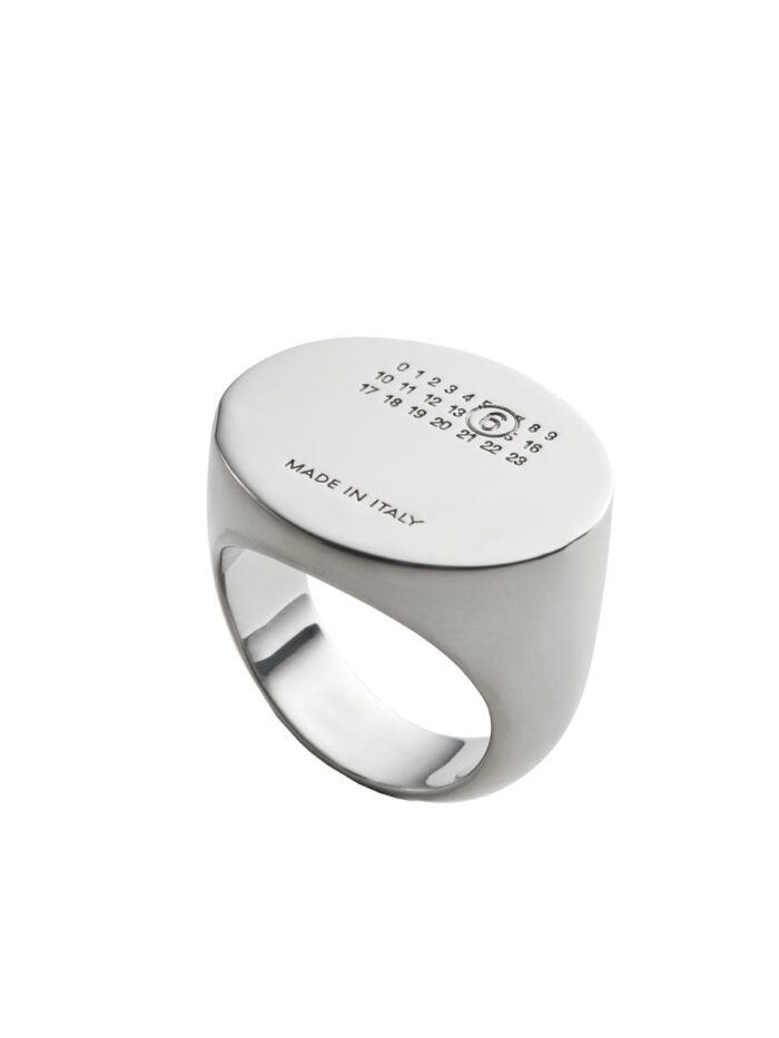 mm6 maison margiela "numeric signet" ring MM6 MAISON MARGIELA "NUMERIC SIGNET" RING