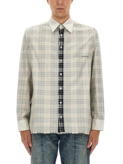 MM6 MAISON MARGIELA PLAID SHIRT