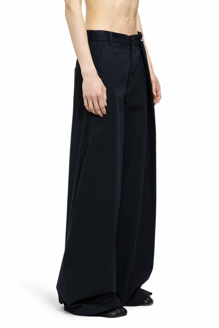 MM6 MAISON MARGIELA Pleated Wide Leg Trousers