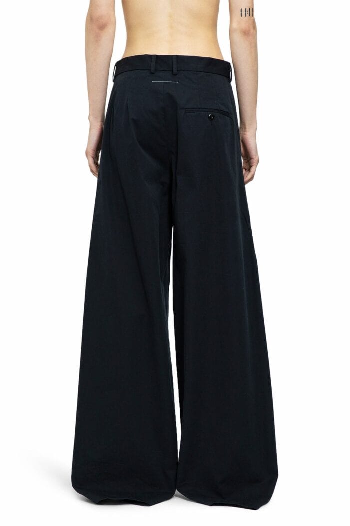 MM6 MAISON MARGIELA Pleated Wide Leg Trousers