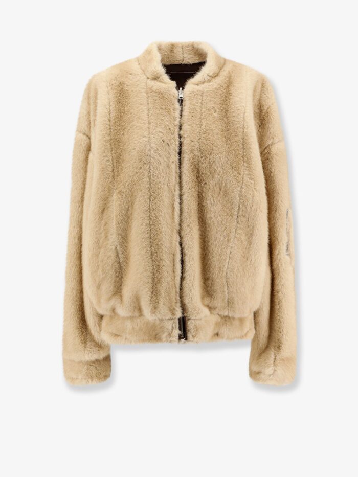 MM6 MAISON MARGIELA Reversible Nylon And Faux Shearling Bomber Jacket