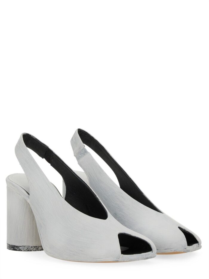 MM6 MAISON MARGIELA SANDAL "ANATOMIC" VARNISHED