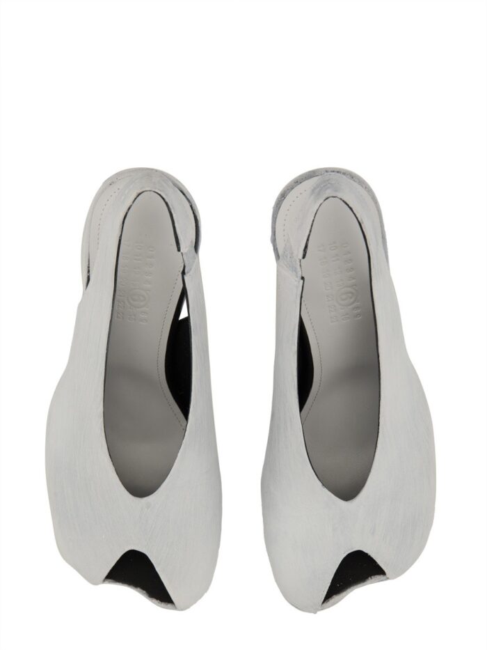 MM6 MAISON MARGIELA SANDAL "ANATOMIC" VARNISHED