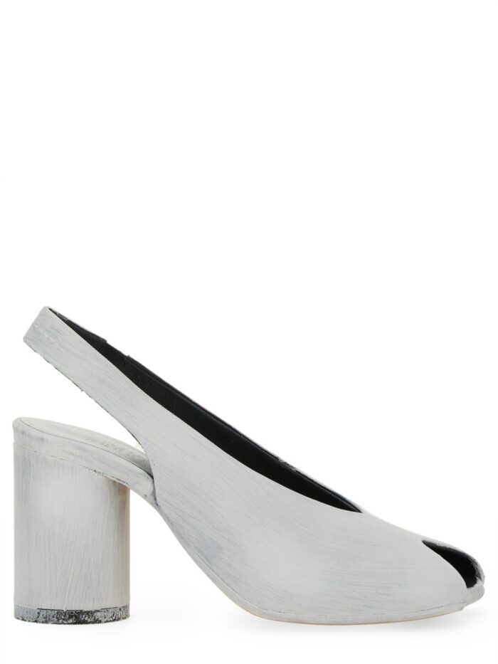 MM6 MAISON MARGIELA SANDAL "ANATOMIC" VARNISHED