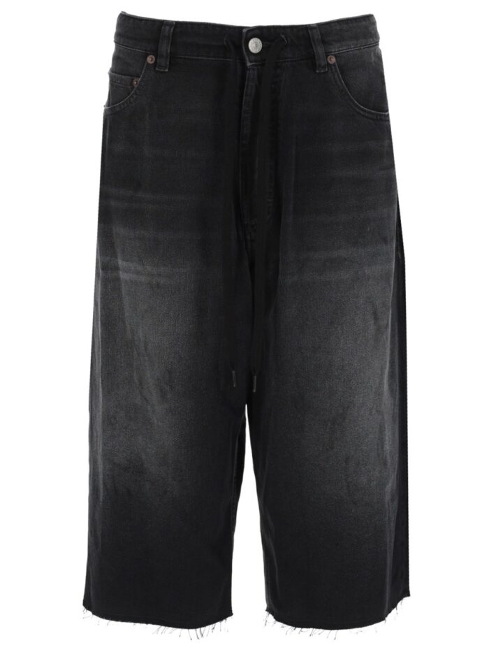 mm6 maison margiela shorts in denim di cotone MM6 MAISON MARGIELA SHORTS IN DENIM DI COTONE