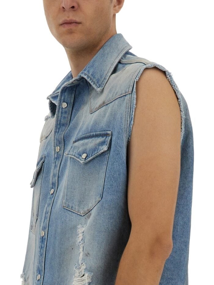 MM6 MAISON MARGIELA SLEEVELESS SHIRT
