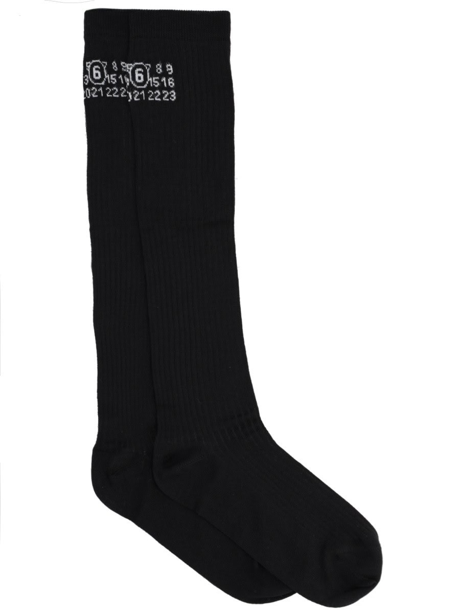 MM6 MAISON MARGIELA SOCKS WITH LOGO