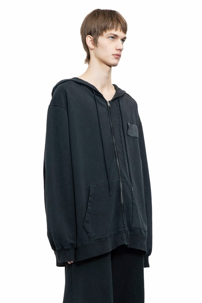 MM6 MAISON MARGIELA Spliced Zip-up Hoodie