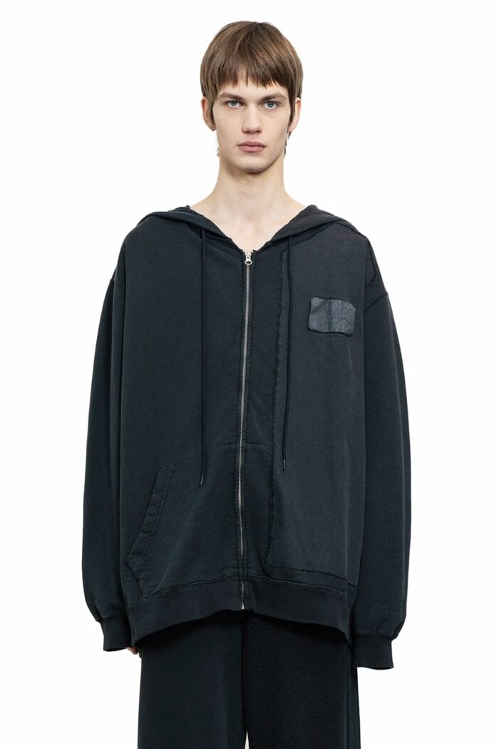 MM6 MAISON MARGIELA Spliced Zip-up Hoodie