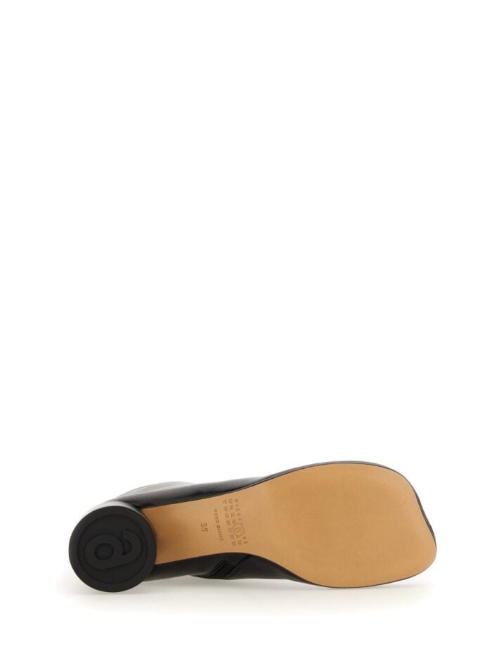 MM6 MAISON MARGIELA STIVALETTO IN PELLE