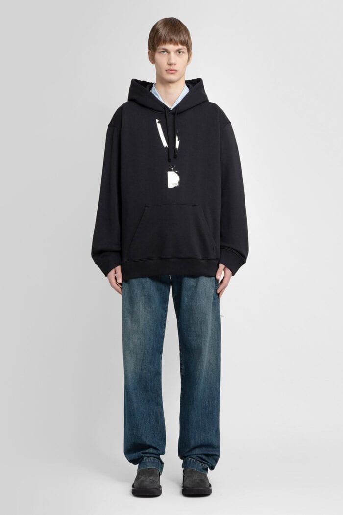 mm6 maison margiela straight leg denim trousers MM6 MAISON MARGIELA Straight Leg Denim Trousers