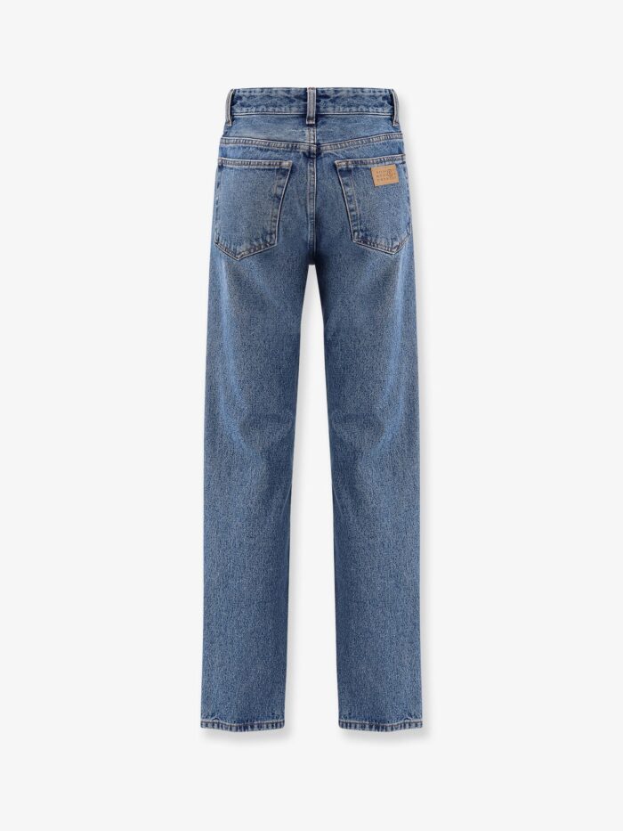 MM6 MAISON MARGIELA Straight Leg Jeans With Reverse Pockets
