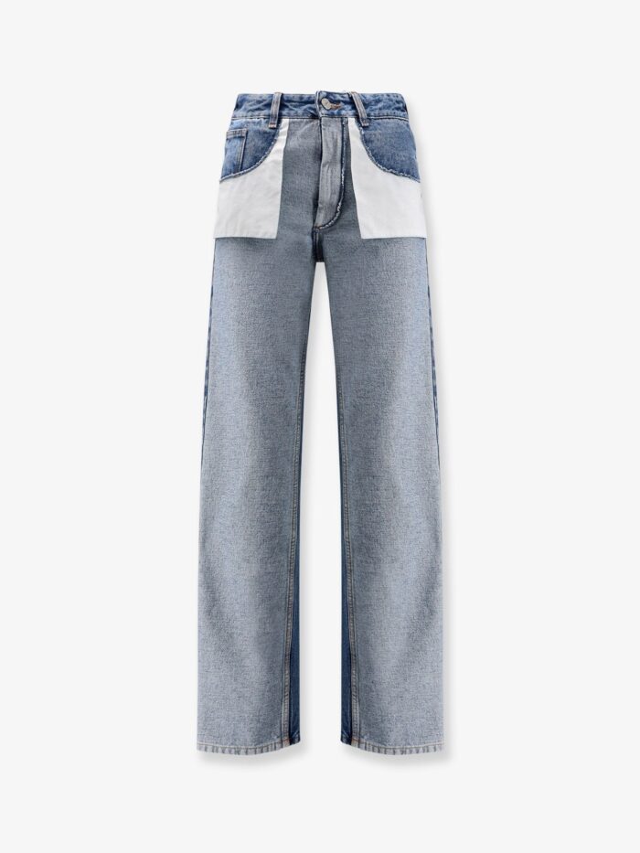 MM6 MAISON MARGIELA Straight Leg Jeans With Reverse Pockets