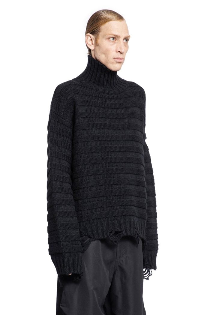 MM6 MAISON MARGIELA Striped Turtleneck Sweater