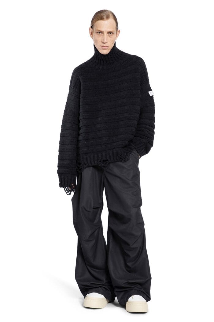 MM6 MAISON MARGIELA Striped Turtleneck Sweater