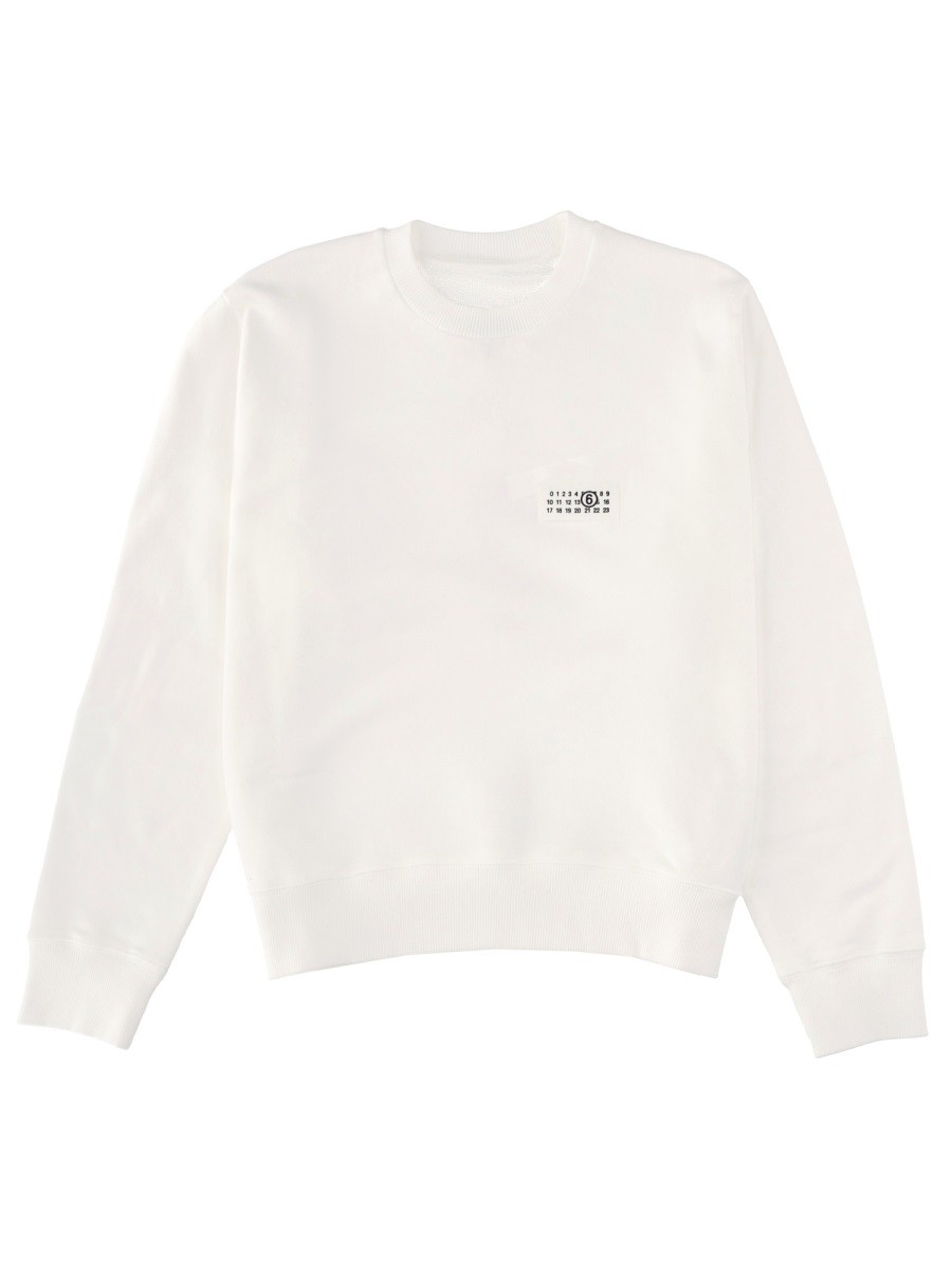 MM6 MAISON MARGIELA SWEATSHIRT WITH LOGO