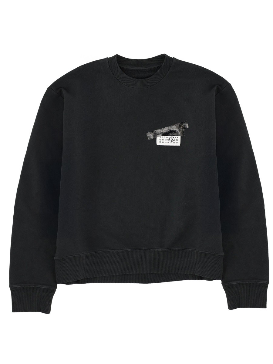 MM6 MAISON MARGIELA SWEATSHIRT WITH LOGO