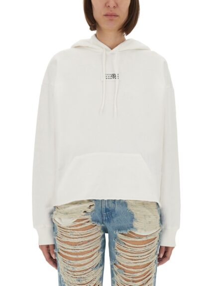 MM6 MAISON MARGIELA SWEATSHIRT WITH LOGO