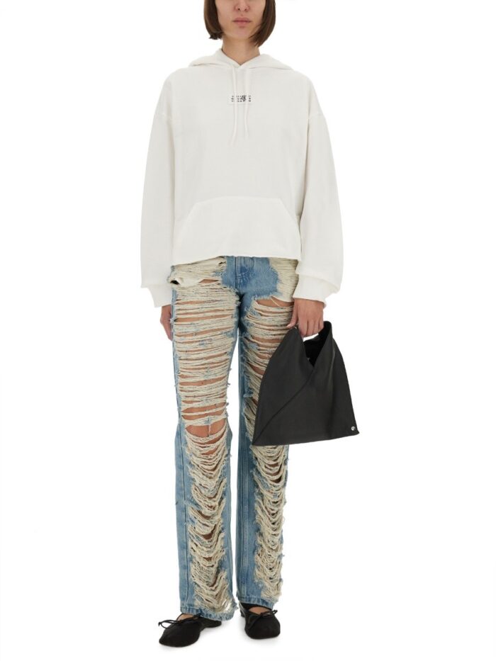 MM6 MAISON MARGIELA SWEATSHIRT WITH LOGO