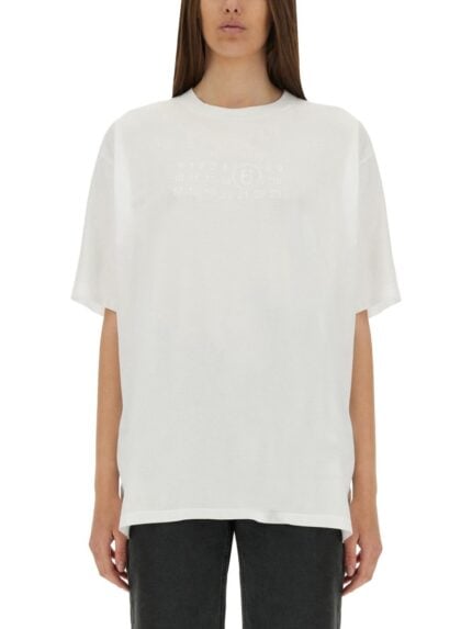 MM6 MAISON MARGIELA T-SHIRT WITH LOGO