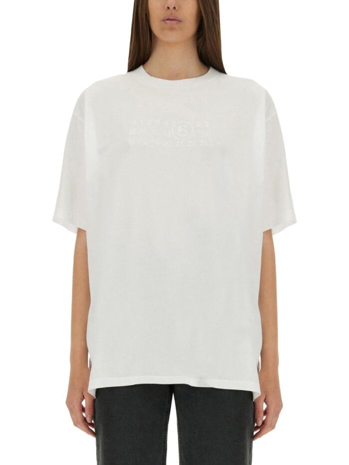 MM6 MAISON MARGIELA T-SHIRT WITH LOGO