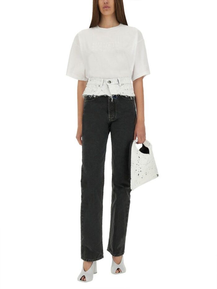 MM6 MAISON MARGIELA T-SHIRT WITH LOGO