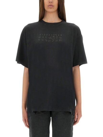 MM6 MAISON MARGIELA T-SHIRT WITH LOGO