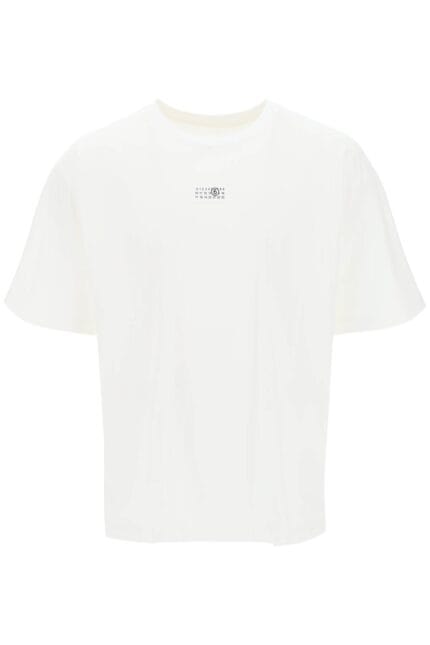 Mm6 Maison Margiela T-shirt With Numeric Logo Label