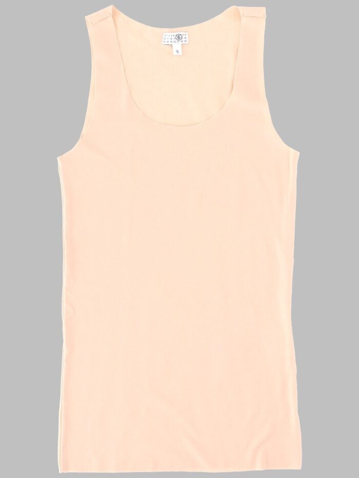 mm6 maison margiela tank top elasticizzato MM6 MAISON MARGIELA TANK TOP ELASTICIZZATO