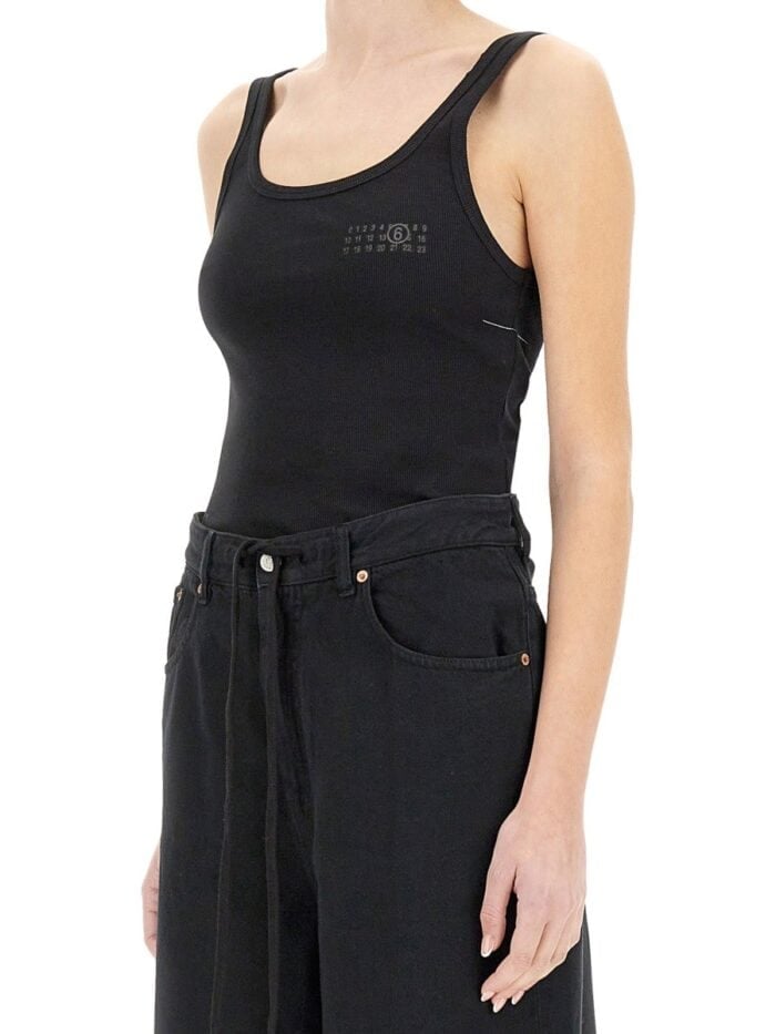 MM6 MAISON MARGIELA TANK TOP WITH LOGO